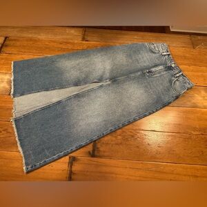 Anthropologie Pilcro Denim Maxi Skirt Size 4